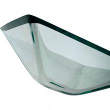 Kraus GVS-901-19mm - KRAUS Square Glass Vessel Sink in Clear