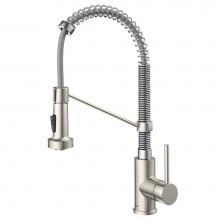 Kraus KPF-1610SSCH - Bolden™ Commercial Style 2-Function Single Handle Pull Down Kitchen Faucet in Stainless Steel /
