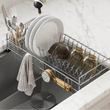 Kraus KDR-3 - KRAUS® Workstation Kitchen Sink Dish Drying Rack Drainer and Utensil Holder in Stainless Stee