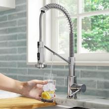 Kraus KFF-1610CH - Bolden 2-in-1 Commercial Style Pull-Down Single Handle Water Filter Kitchen Faucet for Reverse Osm