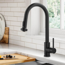 Kraus KPF-1616MB - Bolden 2-Function Single Handle Pull Down Kitchen Faucet in Matte Black