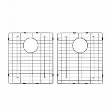 Kraus KBG-102-33 - Stainless Steel Bottom Grid with Protective Anti-Scratch Bumpers for KHU102-33 Kitchen Sink