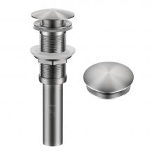 Kraus PU-10SFS - KRAUS Pop-Up Drain for Bathroom Sink without Overflow in Spot-Free Stainless Steel