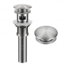 Kraus PU-11SFS - KRAUS Pop-Up Drain for Bathroom Sink with Overflow in Spot-Free Stainless Steel