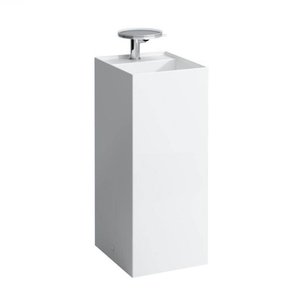 KARTELL Freestanding washbasin, with special hidden outlet (375x435x900mm)