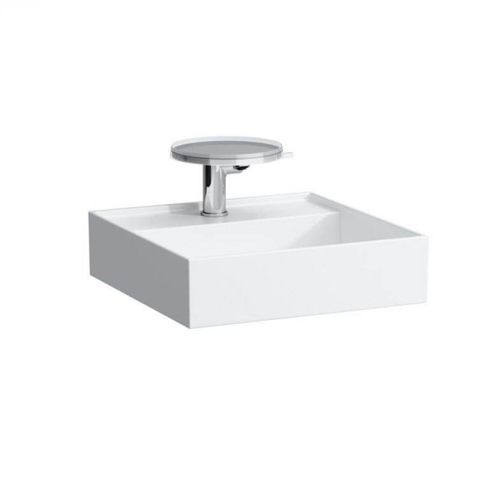 Kartell by Laufen Small washbasin, with special hidden outlet (460x460mm)