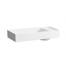 Kartell By Laufen H8123320201111 - Kartell by Laufen Washbasin bowl with tapbank, with special hidden outlet (750x350mm)