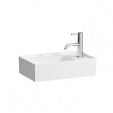 Kartell By Laufen H8153347591111 - Small Washbasin, asymmetric right, 460 x 280 x 120, asymmetric, with tap bank right, with one tap