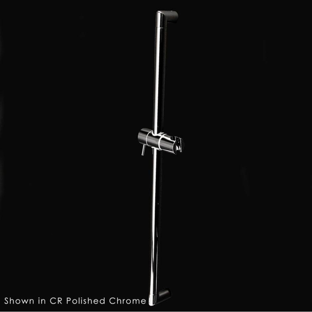 Wall-mount round rail with hook for handheld shower head