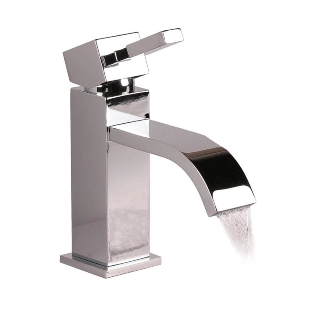 Deck Mount Single-hole Faucet Featuring Natural Water Flow with Pop-up. ADA Compliant. Water Flow