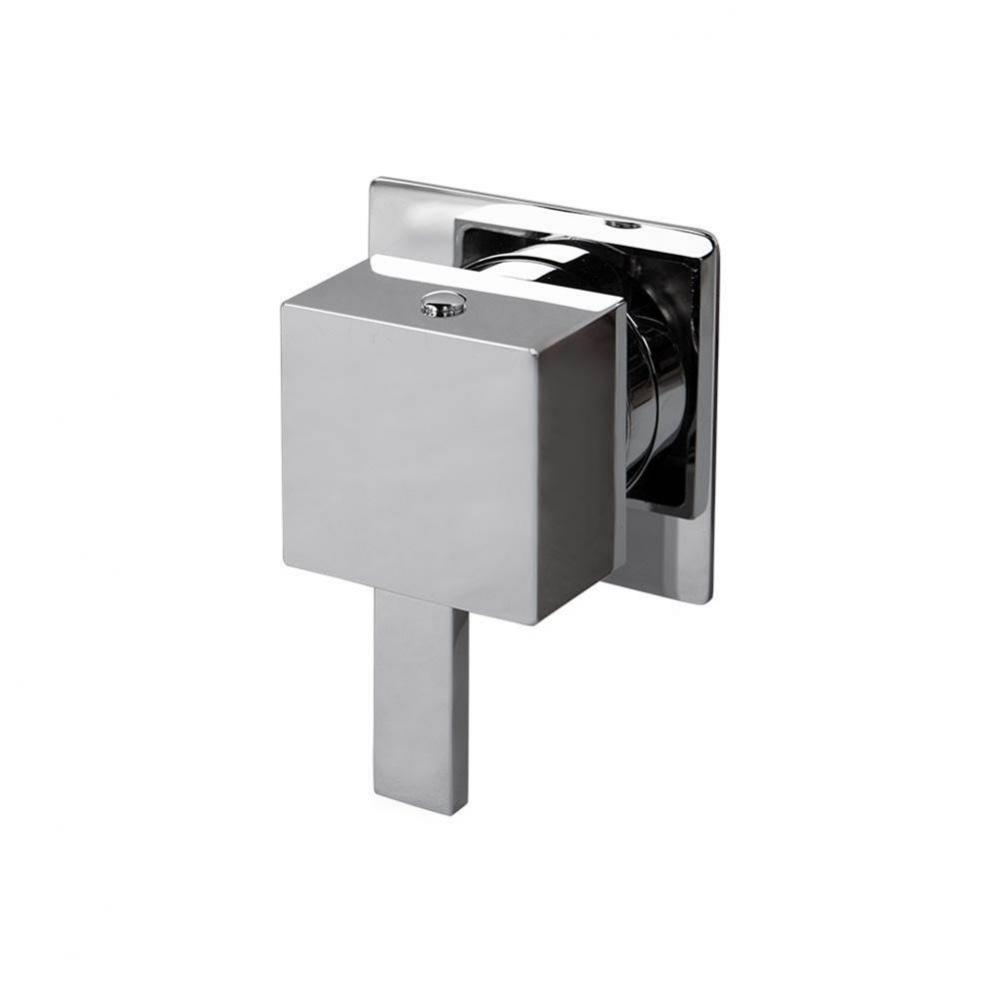 TRIM ONLY - 3-Way diverter valve GPM 10 (43.5 PSI) with square back plate and square handle