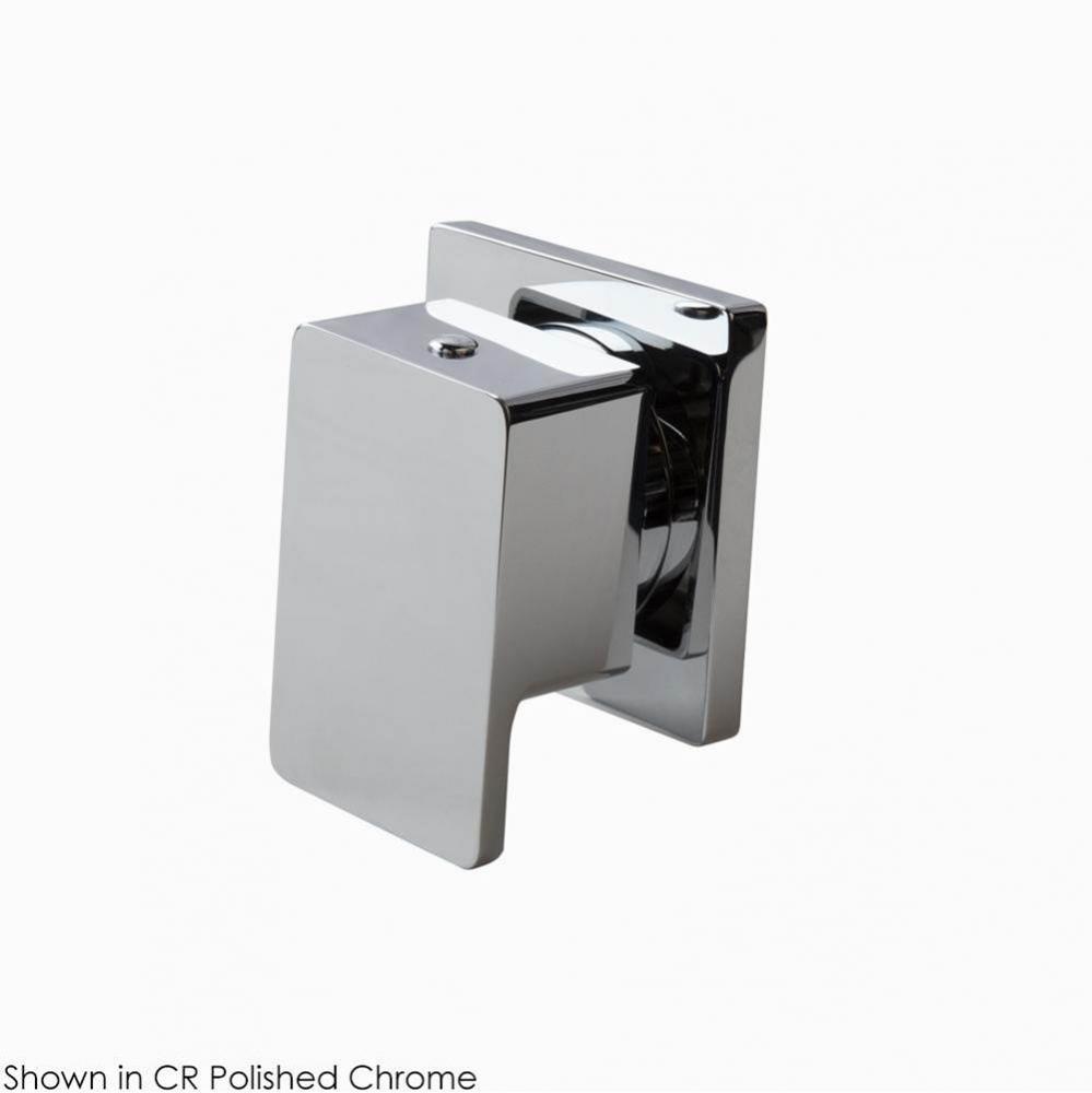 TRIM ONLY - 3-Way diverter valve GPM 10 (43.5 PSI) with square back plate and lever handle