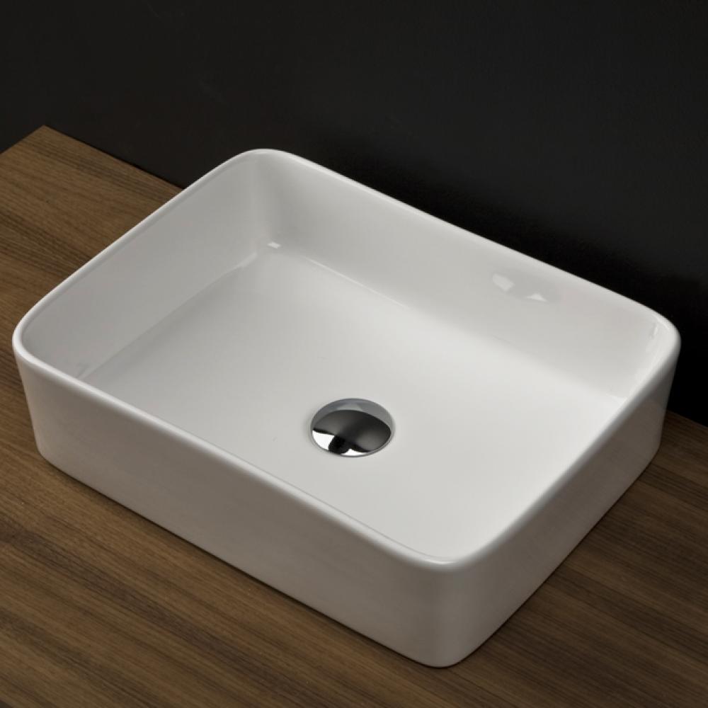 Vessel porcelain Bathroom Sink w/o overflow,  Glazed exterior.19 1/8''W, 14 7/8 '&a