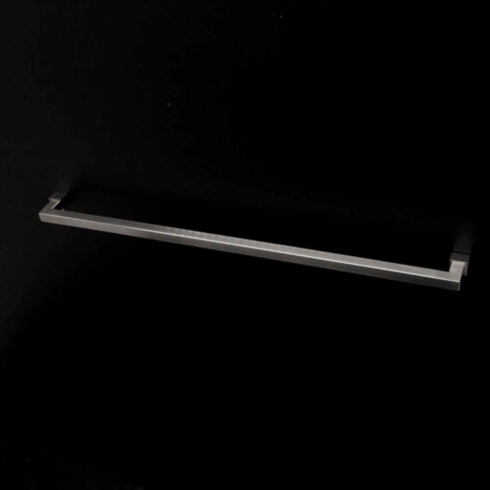 Wall-mount 24 1/2''W towel bar made of stainless steel.