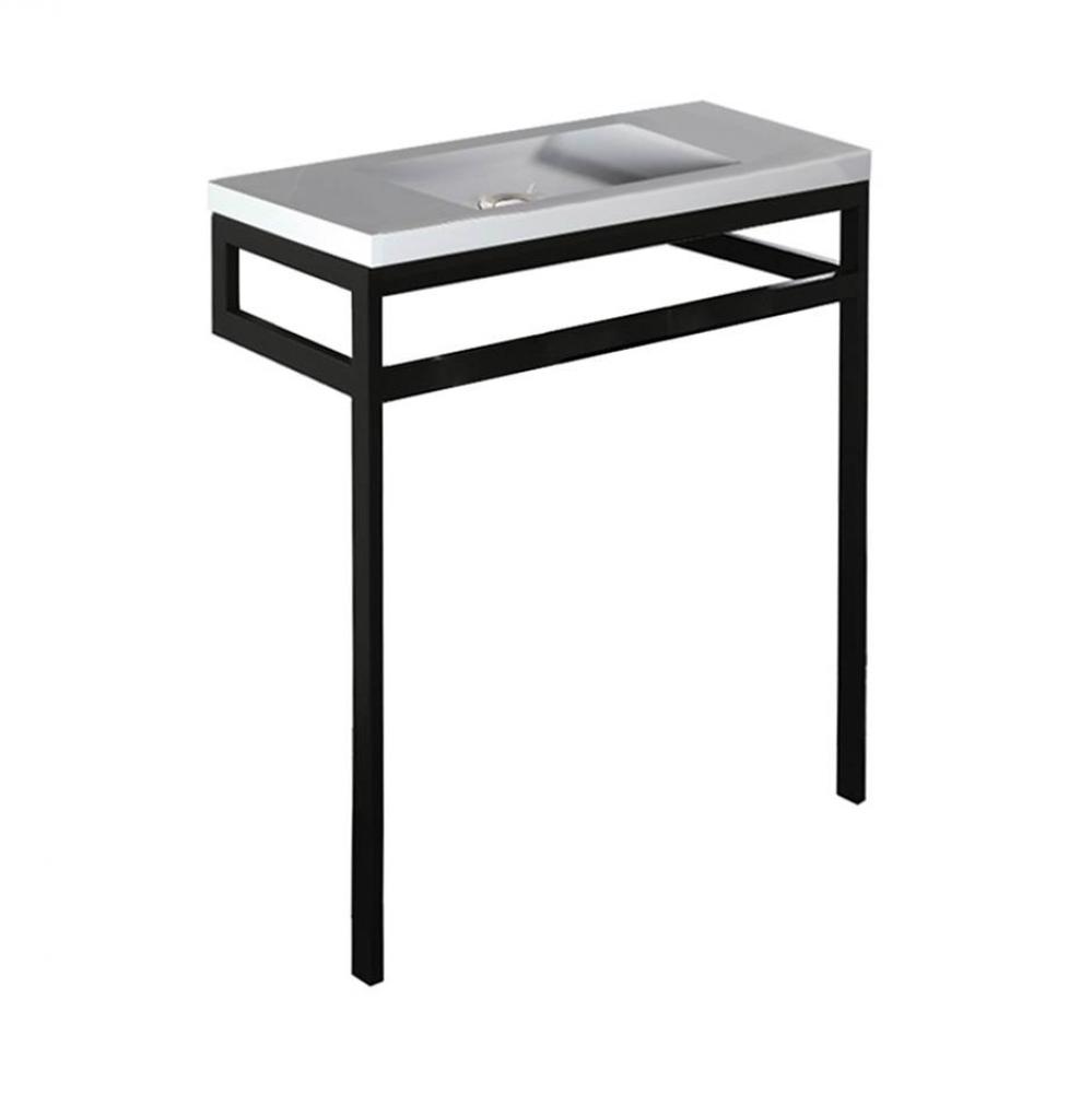 Floor-standing console stand with a towel bar (Bathroom Sink 5273 sold separately). It must be att