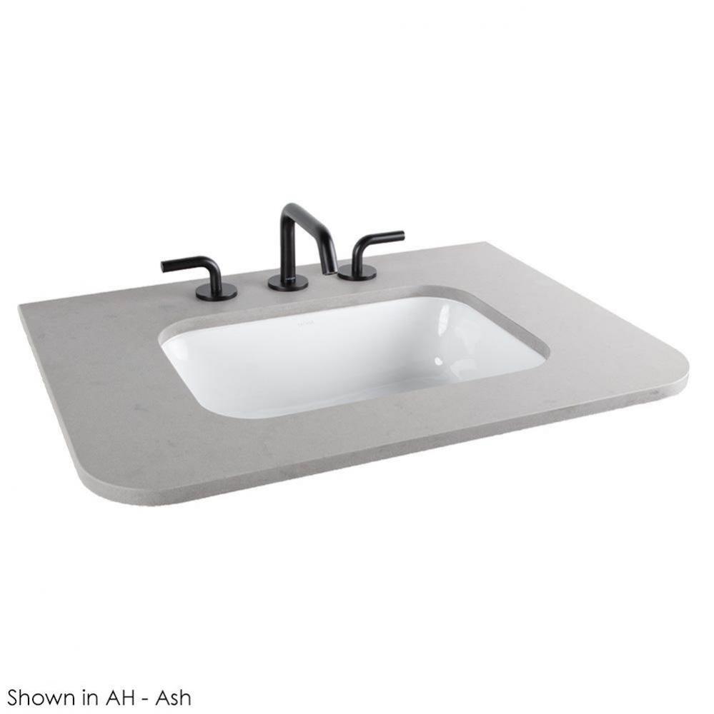 Countertop for vanity FLT-W-36 with a cut-out for sink H270. W:36'' x D:22''.