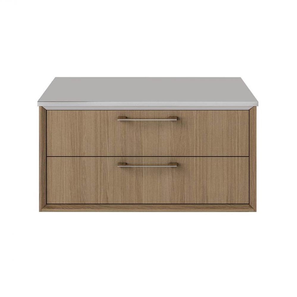 Solid Surface countertop for wall-mount under-counter cabinet GEM-ST-24, sold together with the ca