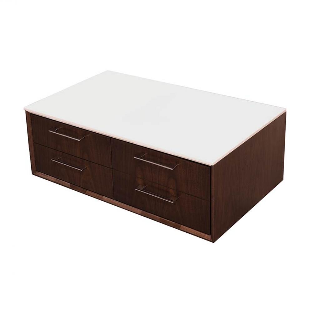 Solid Surface countertop for wall-mount under-counter cabinet GEM-ST-36, sold together with the ca