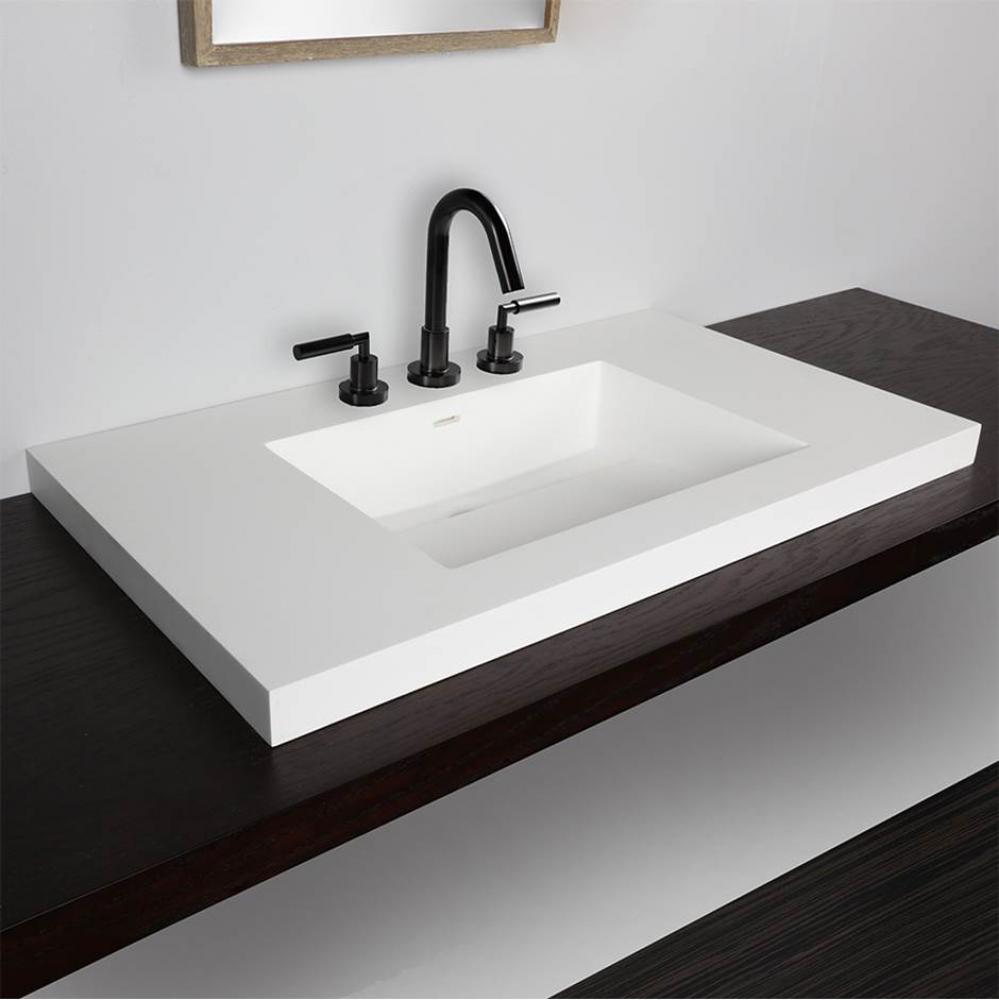 Vanity-top Bathroom Sink made of solid surface