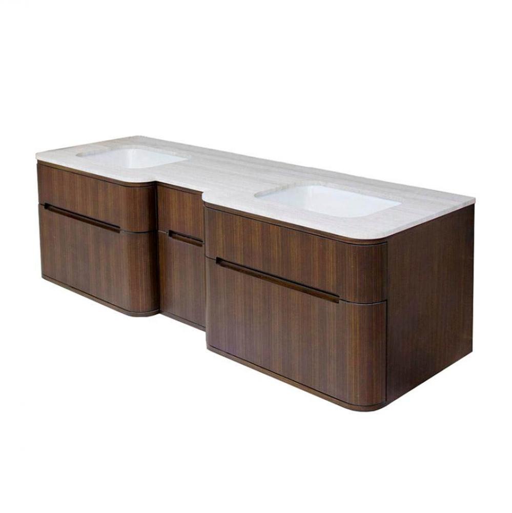 Solid Surface countertop for vanity H276.