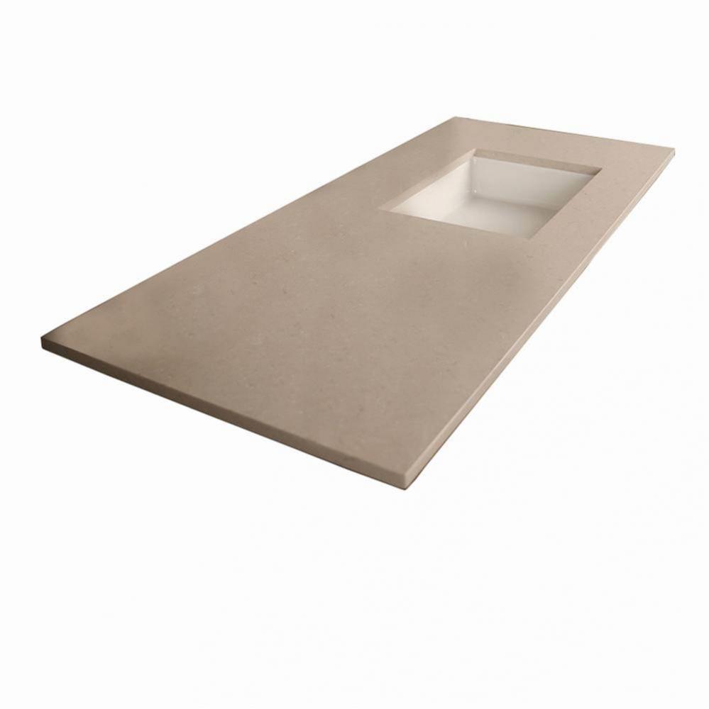 Countertop for vanity STL-F-48R & STL-W-48R, with a cut-out for Bathroom Sink 5452UN. W: 48&ap