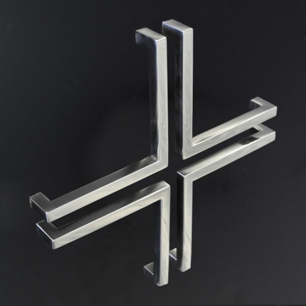 L-shaped pull 5 3/8'' x 5 3/8'', cross-shaped arrangement requires 4 PIECES