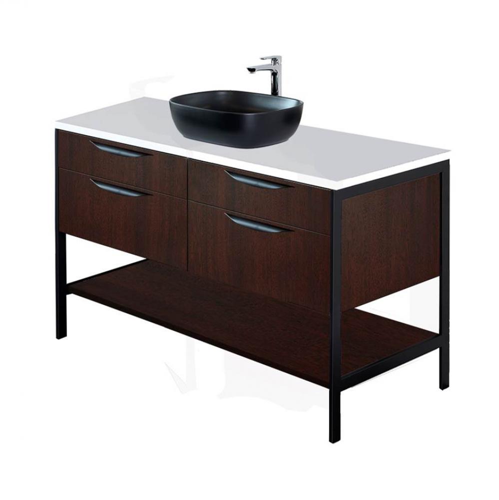 Metal frame  for free standing  under-counter vanity NAV-VS-48. Sold together with the cabinet.  W