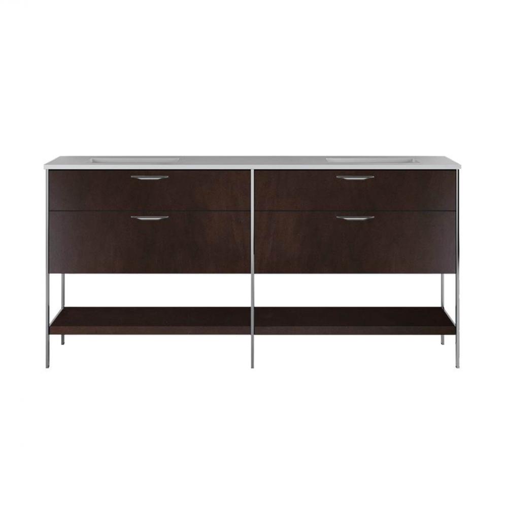 Metal frame  for free standing  under-counter vanity NAV-UN-72. Sold together with the cabinet.  W