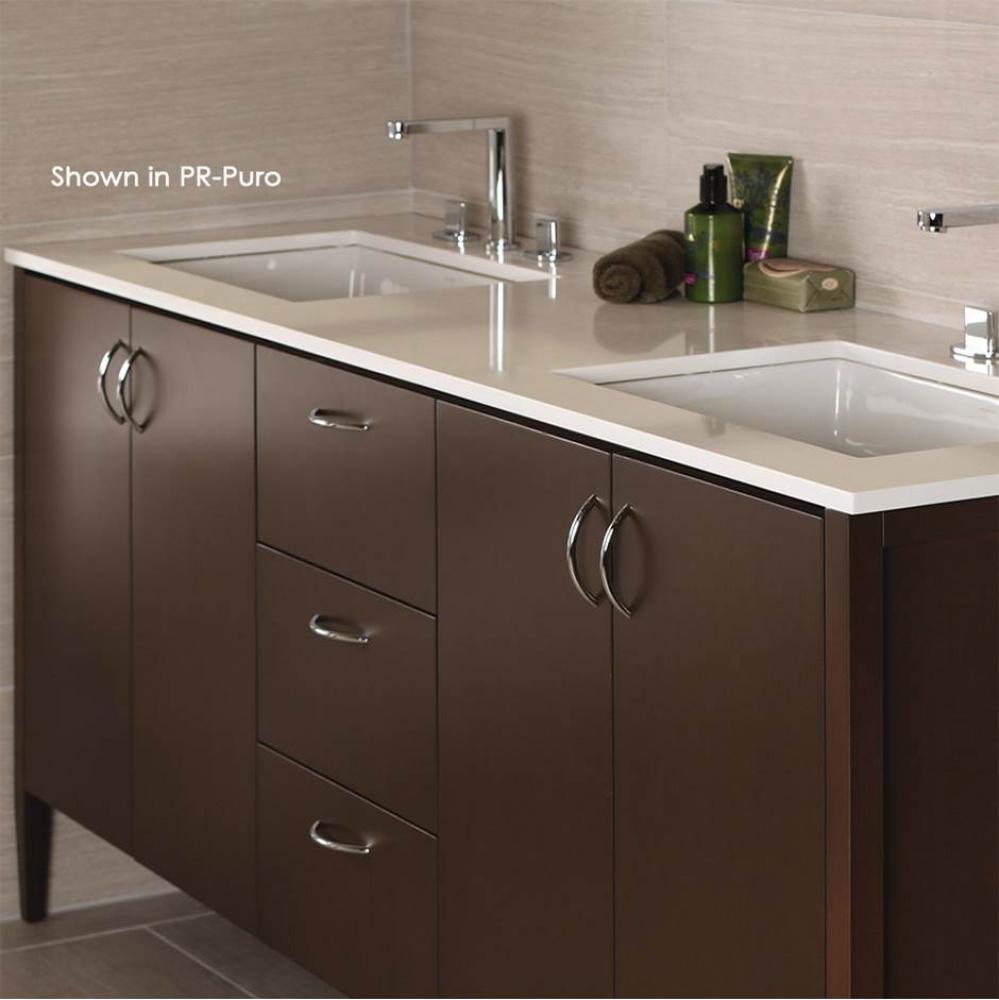 Counter top for double  vanity LRS-F-72 with cut -outs for Bathroom Sink 5062UN. W: 60''