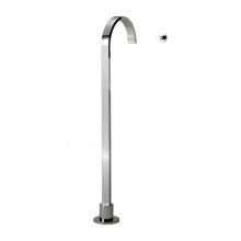 Lacava 12329.1-BK - Floor-standing Single-hole Tub Filler Spout. Mixer Sold Separately