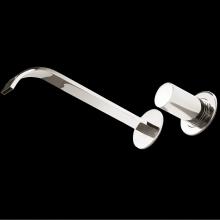 Lacava 13012-A-CR - TRIM - Wall-mount two-hole faucet with one knob handle on the right, no backplate.