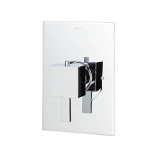 Lacava 14TH0.L.S-A-BB - Trim Only - Built-in Thermostatic Valve with Single Handle and Rectangular Backplate. Water Flow R