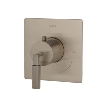 Lacava 14TH0.S.S1-A-BK - Trim Only - Thermostatic Valve W/1 Way Volume, GPM 9 (60psi) with Rectangular Back Plate and 2 Sta