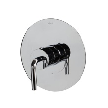 Lacava 15PBP.C.R-A-TN - Cigno Trim - Built-in Progressive Pressure Balancing Mixer with A Curved Lever Handle and Round Ba