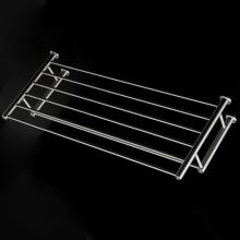 Lacava 3904-BPW - Wall-mount towel shelf with a towel bar made of stainless steel.W: 19 5/8'' D: 8 7/8&apo