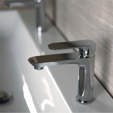 Lacava 4110-CR - Deck-mount single hole faucet with lever handle. Water flow rate: 1.2GPM pressure compensating aer