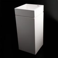 Lacava 5125P-001M - Pedestal made of solid surface for Bathroom Sink 5125 (sold separately), 16''W x 16&apos