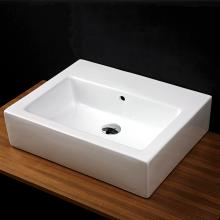 Lacava 5464-01-001 - Wall-mounted or vessel porcelain washbasin with overflow