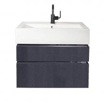 Lacava AQG-W-29-06 - Wall-mount undercounter vanity with finger pulls