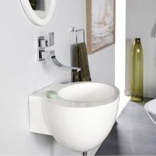 Lacava 6050-01-001M - Wall-mount solid surface Bathroom Sink with an overflow