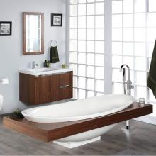 Lacava 6059T-06 - Wooden countertop surround with a cut-out for bathtub 6059