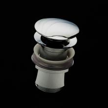 Lacava 7100-16-44 - Click-clack drain for European lavatories, with round dome cover, no overflow holes. DIAM: 2 5/8&a