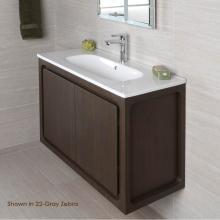 Lacava AQT-W-32-07 - Wall-mount under-counter vanity with two doors routed for finger pulls. W:31 1/2'', D: 1