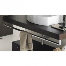 Lacava PLA-BR-29-BPW - Countertop-mounted metal towel bar, 29''W, 4 7/8''H