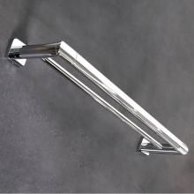 Lacava 9106-CR - Wall-mount double towel bar made of chrome plated brass. W: 30'', D: 5 1/2'',