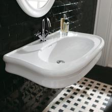 Lacava H252-02-001 - Wall-mount or vanity top porcelain Bathroom Sink with an overflow