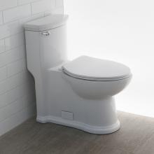 Lacava H258-001 - Floor-standing elongated one-piece porcelain toilet with siphonic single flush system (1.28 gpf),
