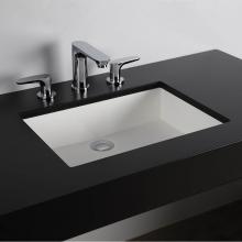 Lacava H262UN-001G - Under-counter Bathroom Sink made of solid surface with an overflow. W: 23 1/2'', D: 15&a