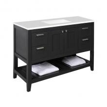 Lacava STL-F-48-07 - Free standing under-counter vanity with two doors(knobs included) on center, two drawers(knobs inc