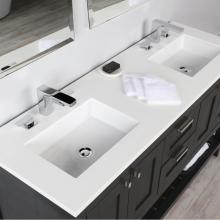 Lacava STL-72T-V - Countertop for vanity STL-F-72 & STL-W-72, with a cut-out for Bathroom Sink 5452UN. W: 72&apos